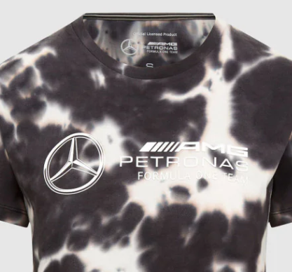 Women's Tie Dye Mercedes T-Shirt, Gray