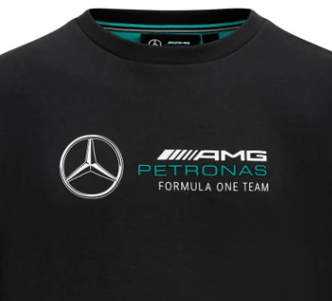 Męska bluza z kapturem Mercedes, czarna