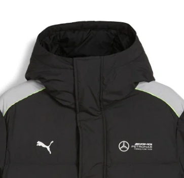 Mercedes, Puma, MT7+ Ecolite Wattierte Jacke, Schwarz