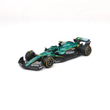 Model samochodu Aston Martin, AMR25, bburago, #14 Fernando Alonso, zielony