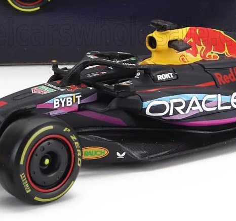 Model samochodu Red Bull Racing 1:43, bburago, RB19, Miami, Max Verstappen #1, 2023
