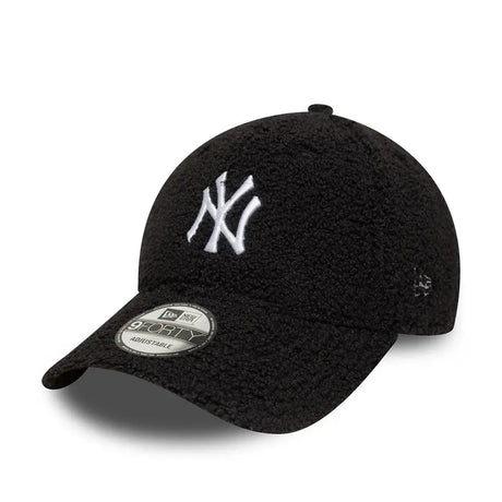 Nowojorska Yankees czapka, zimowy borg, New Era, 9FORTY, czarna