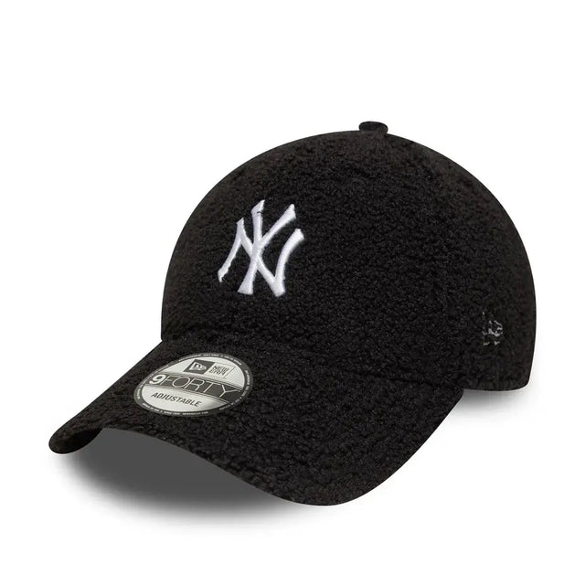 Nowojorska Yankees czapka, zimowy borg, New Era, 9FORTY, czarna