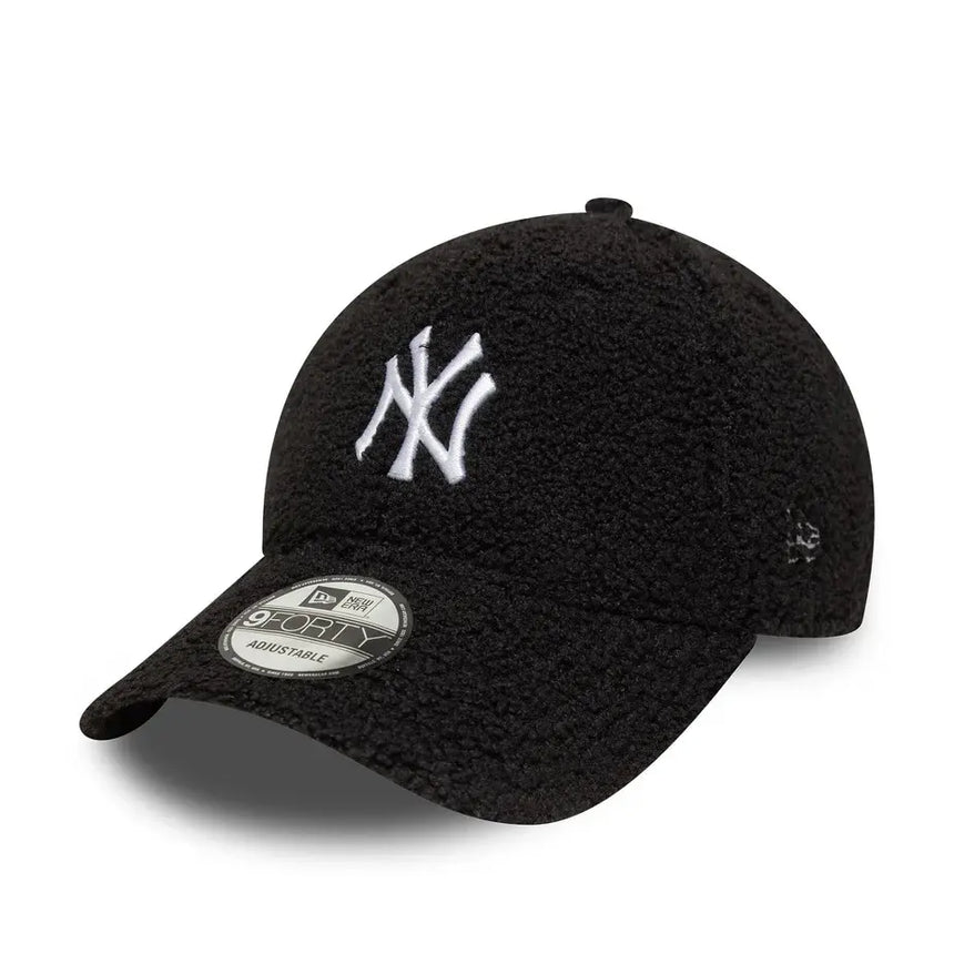 Nowojorska Yankees czapka, zimowy borg, New Era, 9FORTY, czarna