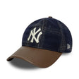 Nowy Jork Yankees sapka, loden bőr, New Era, 9TWENTY, brązowa