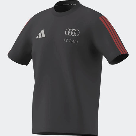Pólko Audi, DNA, małe logo, adidas, szare