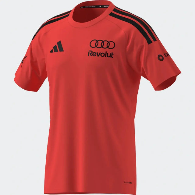 Pólko Audi, zespół, ustawienie, adidas, czerwone, 2026
