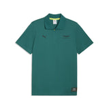 Polo Aston Martin, Jaquard, normalny krój, Puma, zielony