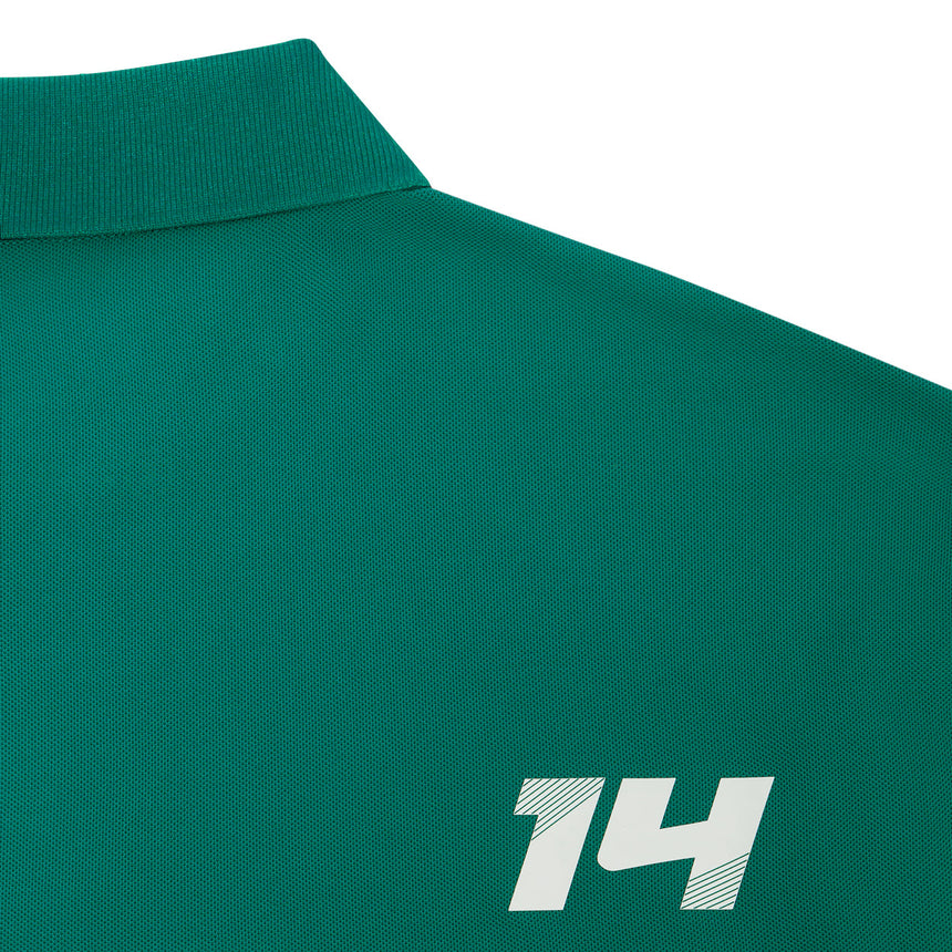 Fernando Alonso Kimoa Polo Shirt Minimal Green 2024