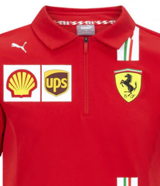 Dziecięca Koszulka Ferrari, Puma, Zespół, Czerwony, 2020