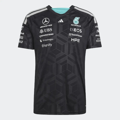 Polo Mercedes, zespół, adidas, zawodnicy, czarne