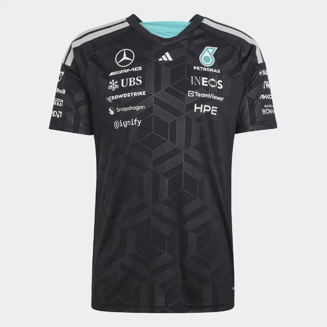 Polo Mercedes, zespół, adidas, zawodnicy, czarne