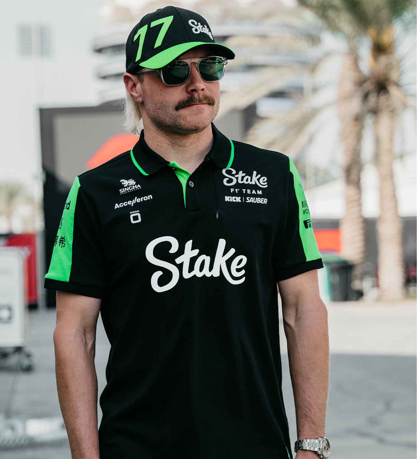 Kick Sauber CODE ZERO Poloshirt Team Racing schwarz 2024