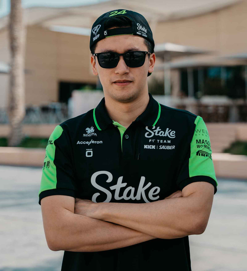 Kick Sauber CODE ZERO Poloshirt Team Racing schwarz 2024