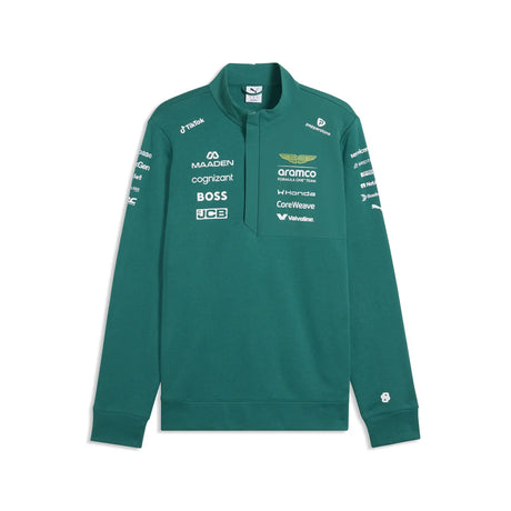 Pullover Aston Martin, HZ, drużyna, Puma, zielony, 2026