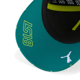 Czapka Aston Martin, zespół, Lance Stroll, zielona