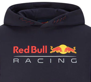 Sweter dziecięcy Red Bull, logo wyścigów, niebieski, 2021
