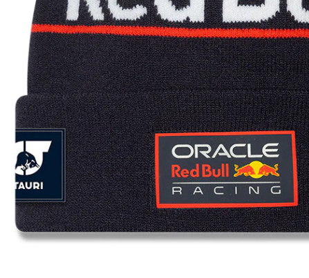 Red Bull Racing Knit Cap, Max Verstappen, New Era, Blue 🔥