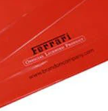 Plastikowa torba Ferrari, średnia, czerwona, 2019