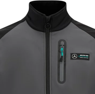 Mercedes Men's Softshell, Black