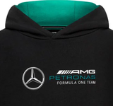 Mercedes Logo Hoodie for Kids, Black