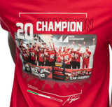 Koszulka Mick Schumacher, Mistrza Świata F2 2020, czerwona, 2020