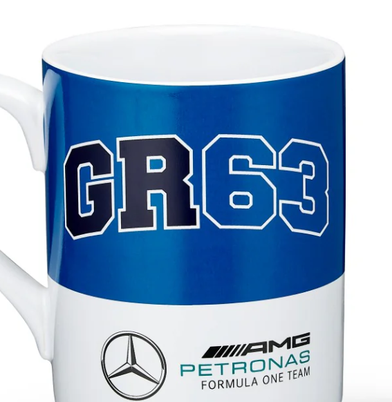 Kubek Mercedes George Russell, niebieski