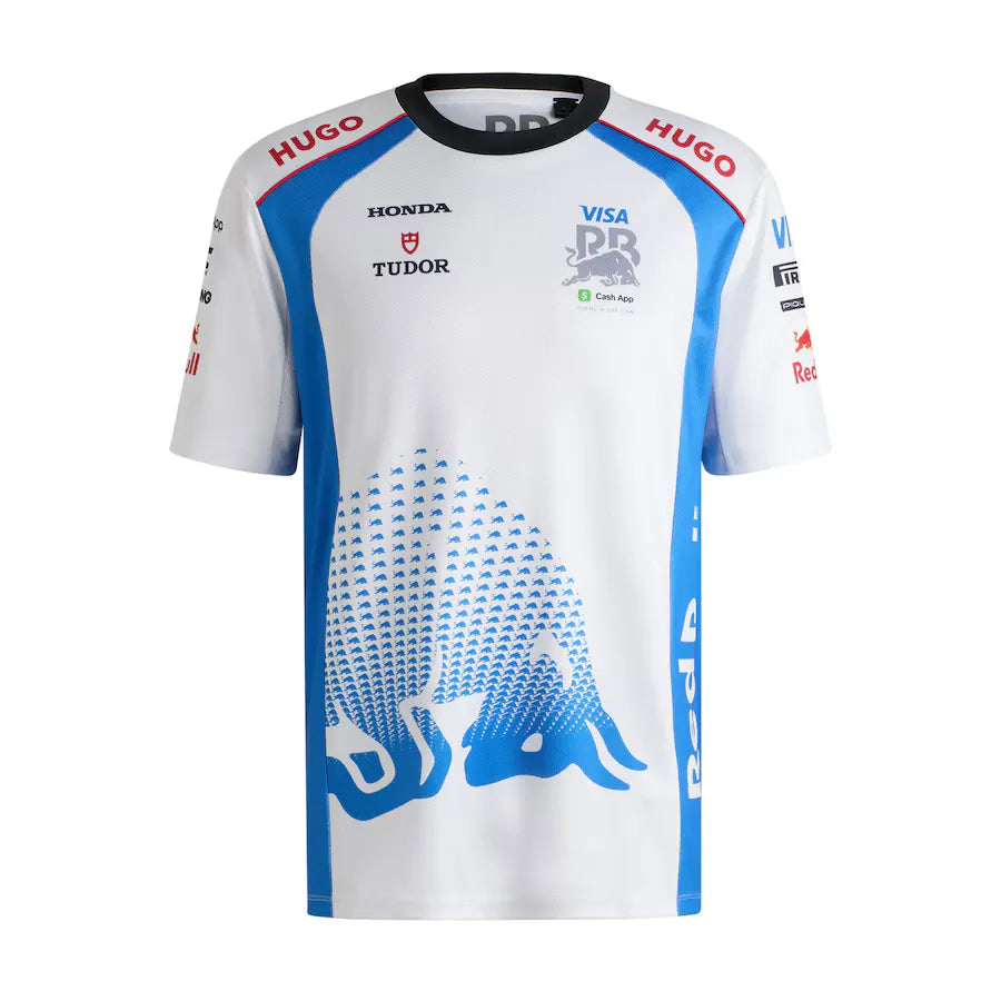 Koszulka męska VISA RB Replica Hadjar BIAŁA 🔥