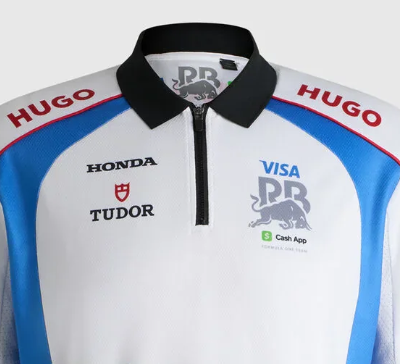 VISA RB MĘSKA Koszulka Polo BIAŁA 🔥